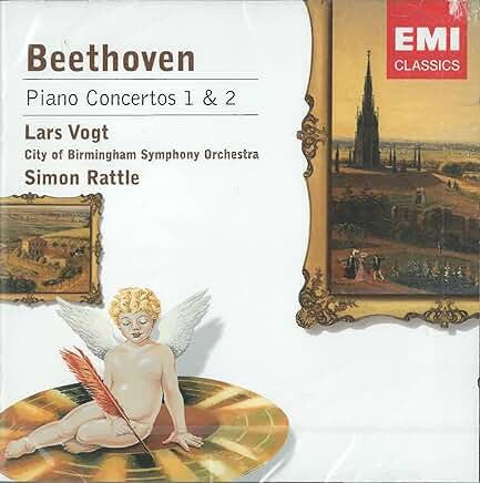 BEETHOVEN PIANO CONCERTI 1 & 2. (LARS VOGT W.BIRMINGHAM SYMPHONY/ SIMON RATTLE. TOTAL TIME: 66
