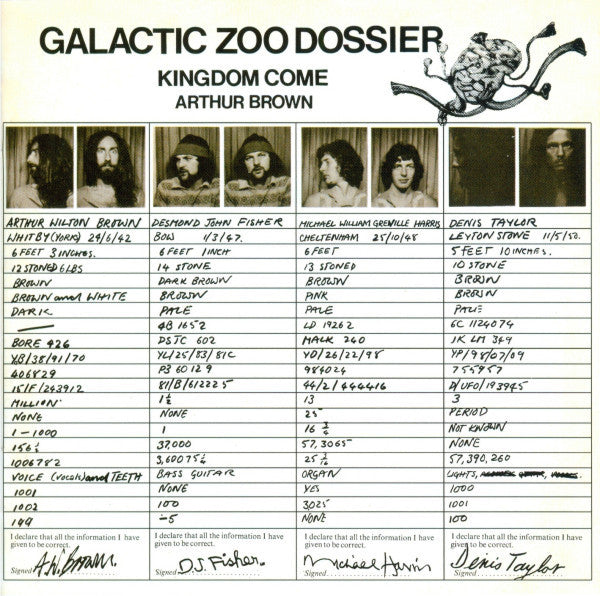 GALACTIC ZOO DOSSIER