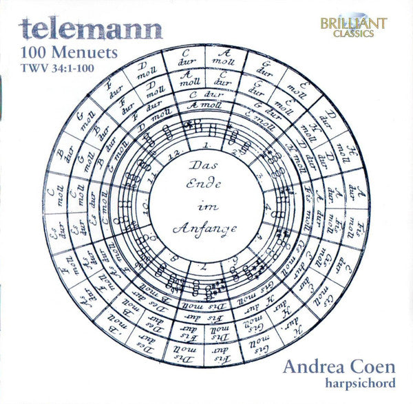 TELEMANN: 100 MENUETS TWV 34:1-100