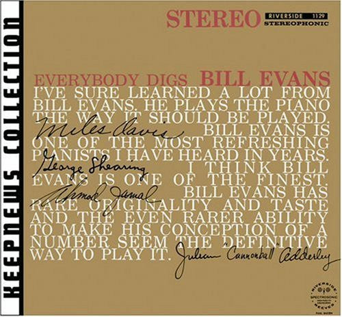 EVERYBODY DIGS BILL EVANS