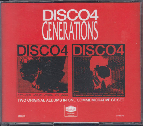 GENERATIONS EDITION: DISCO4 - PART I & DISCO4 - PART II
