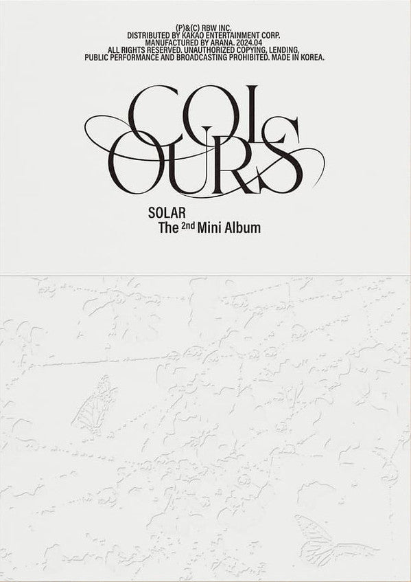 COLOURS: 2ND MINI ALBUM